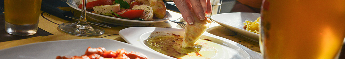 Eating Mediterranean Turkish at Cafe Istanbul Dublin restaurant in Dublin, OH.